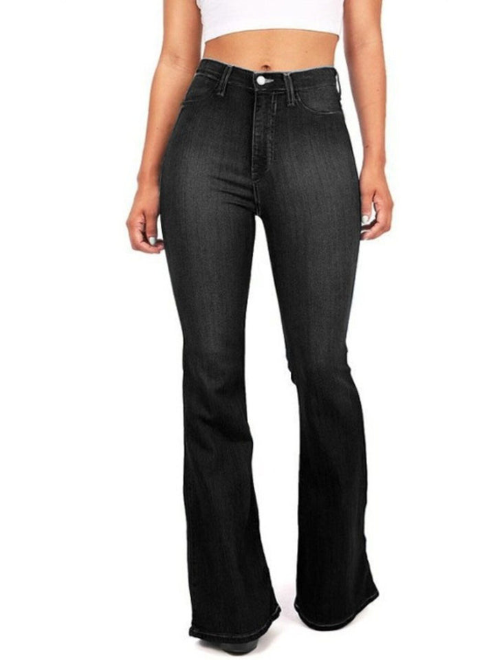 Full Size High-Waisted Bootcut Jeans Plus Size | Nikki &amp; Co. Boutique