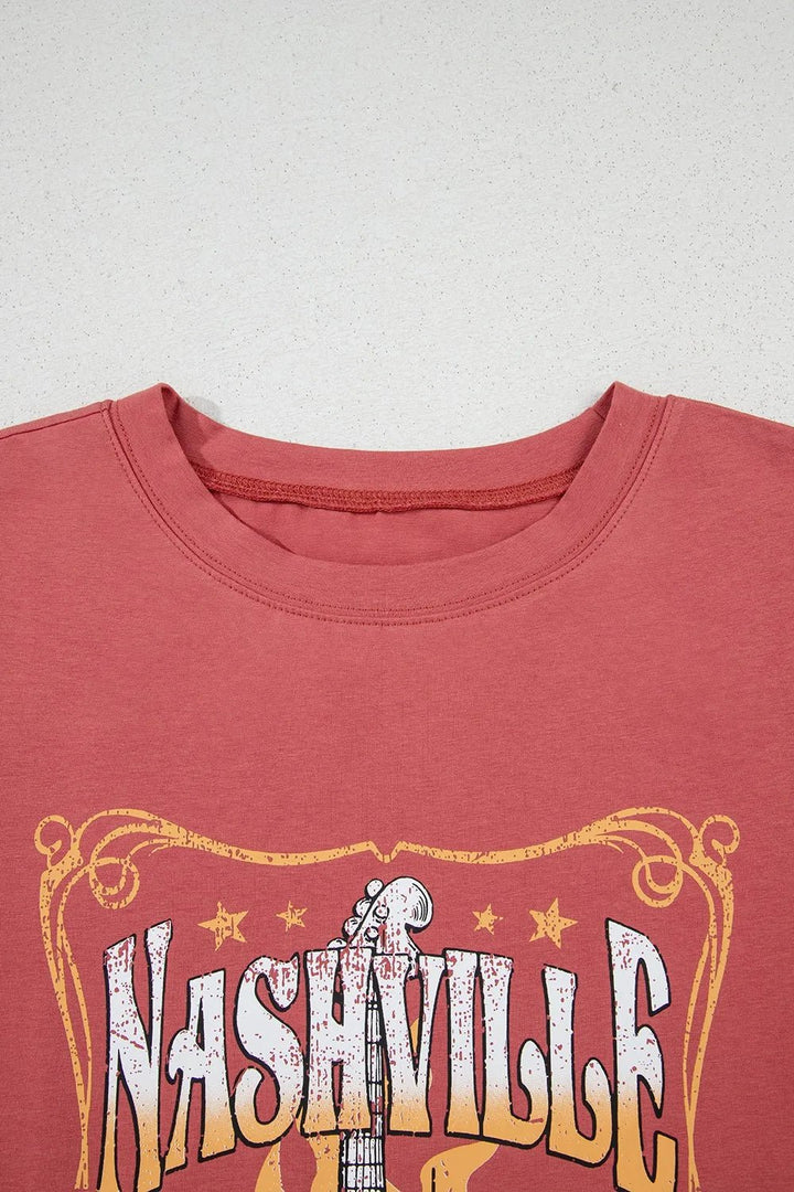 Mineral Nashville Music City Graphic Retro T-Shirt - Nikki &amp; Co. Boutique