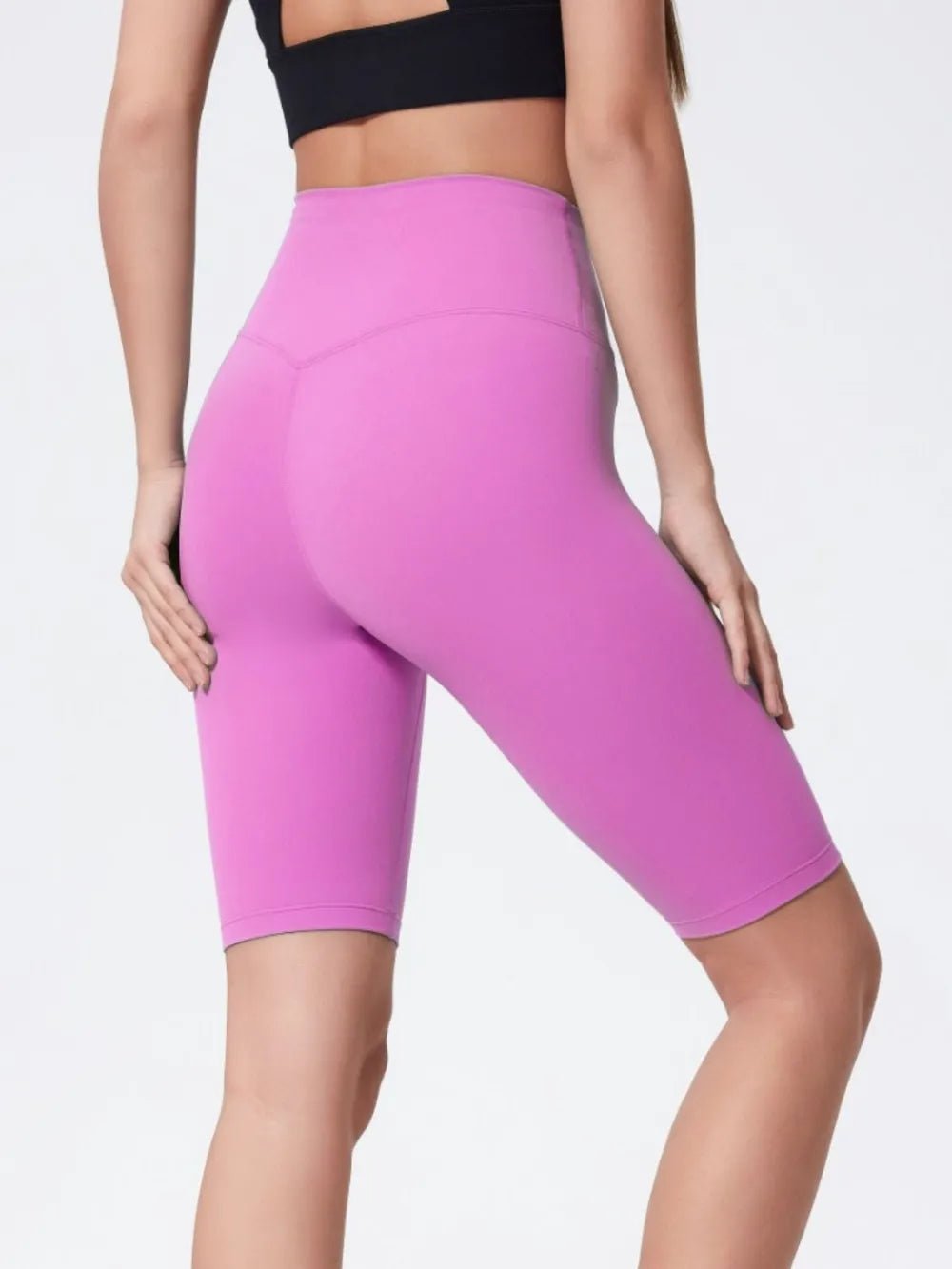 Millennia High Rise Wide Waistband Active Shorts - Nikki and Co Boutique
