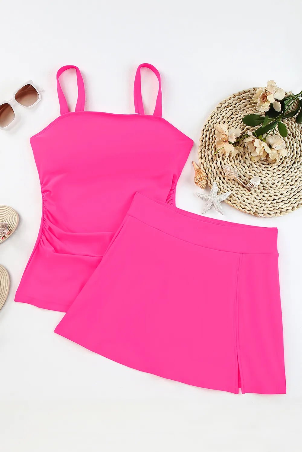 Square Neck Tops and Skirt Swim Sets | Nikki &amp; Co. Boutique