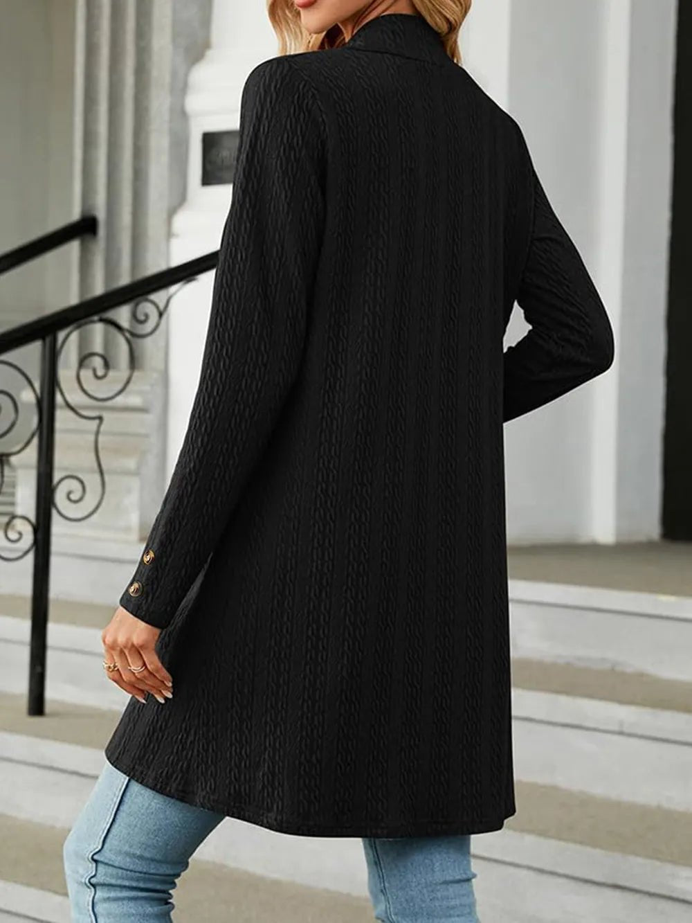 Open Front Long Sleeve Cardigan | Nikki &amp; Co. Boutique