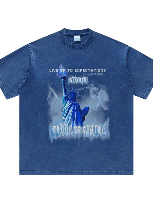 Men's Graphic Round Neck Short Sleeve T-Shirt - Nikki and Co Boutique