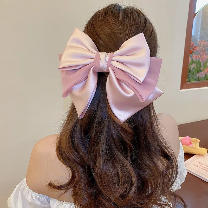 Bow Cloth Hair Clip - Nikki and Co Boutique