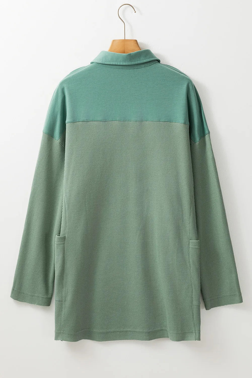 Half Button Long Sleeve Top - Nikki and Co Boutique