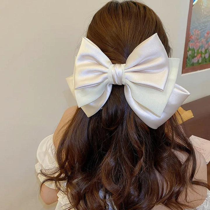 Bow Cloth Hair Clip | Nikki &amp; Co. Boutique