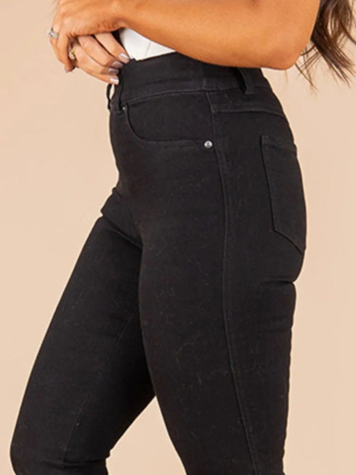Full Size High - Waisted Flare Jeans Plus Size - Nikki &amp; Co. Boutique