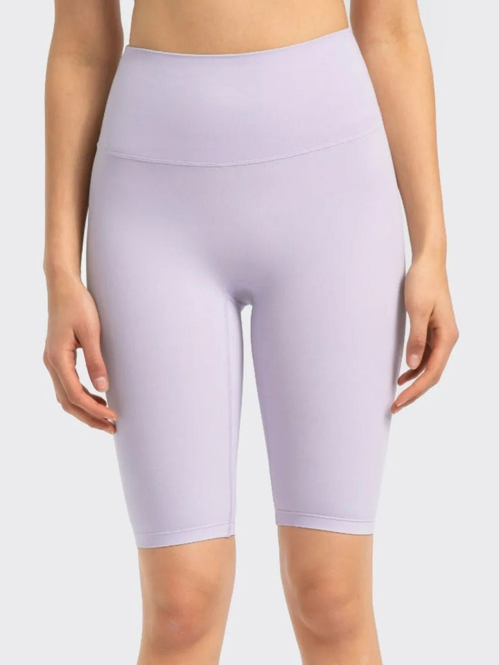 Millennia High Rise Wide Waistband Active Shorts | Nikki &amp; Co. Boutique