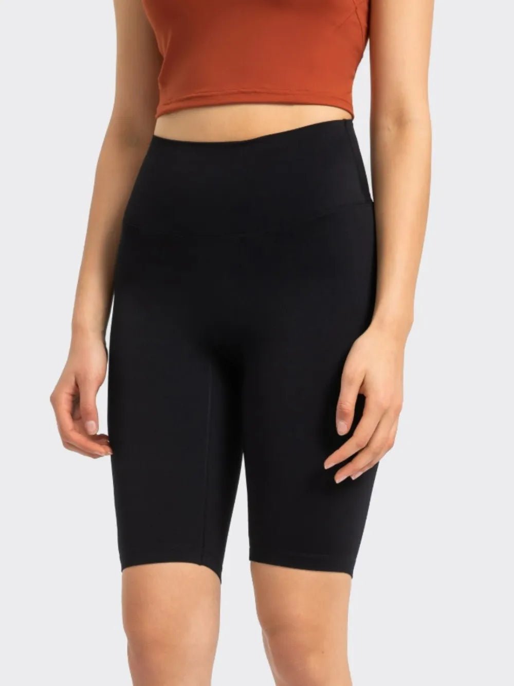 Millennia High Rise Wide Waistband Active Shorts - Nikki and Co Boutique