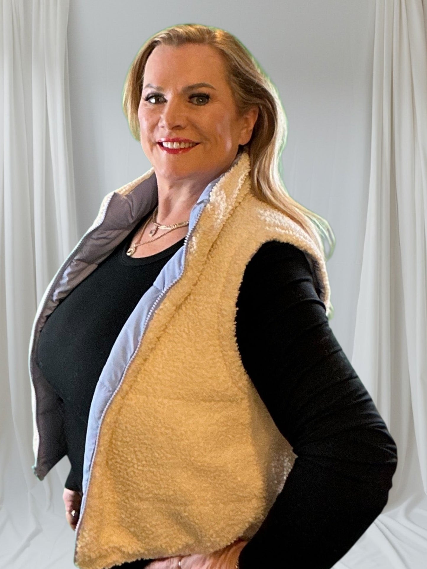 Reversible Vests (NP) - 4 Options - Nikki and Co Boutique
