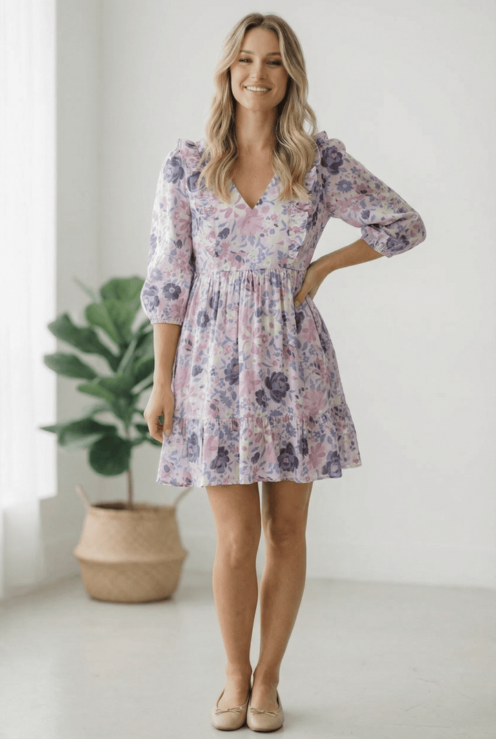 The Sweet Serenade Floral Dress - Nikki &amp; Co. Boutique