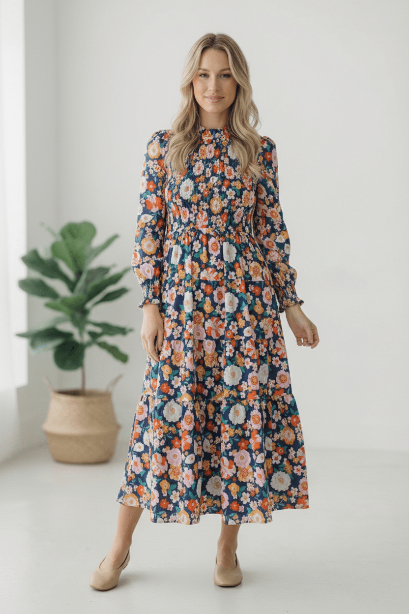 The Perfect Bouquet Tiered Dress | Nikki &amp; Co. Boutique