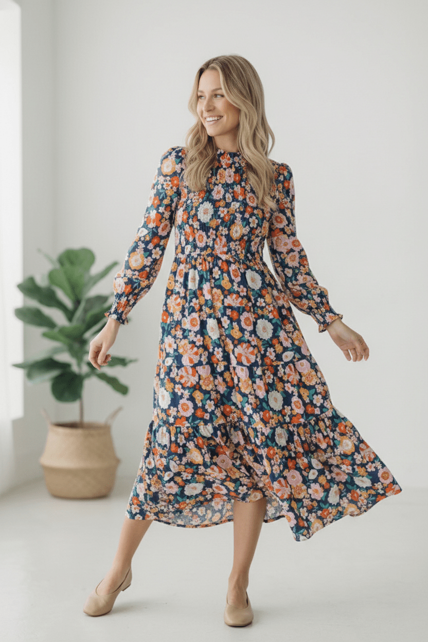 The Perfect Bouquet Tiered Dress | Nikki &amp; Co. Boutique