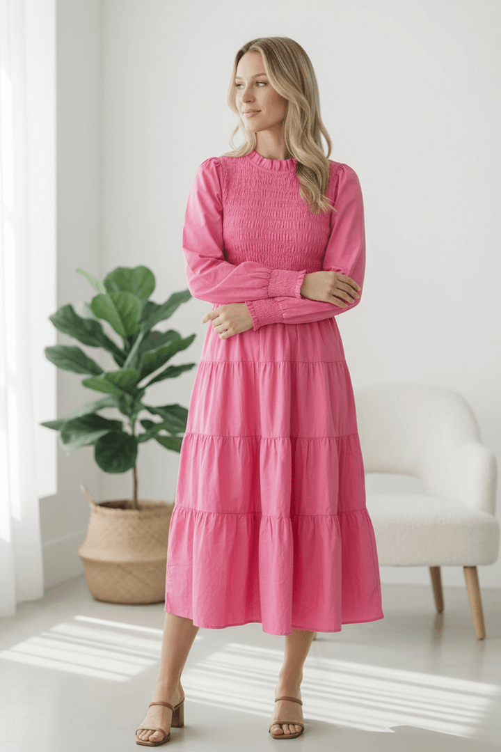 On a Sugar Rush Smocked Midi Dress | Nikki &amp; Co. Boutique
