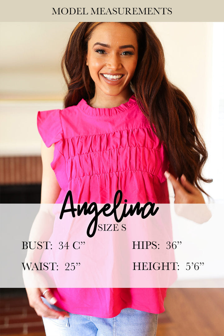 Weekend Ready Navy Floral Ruffle Sleeveless Top | Nikki &amp; Co. Boutique