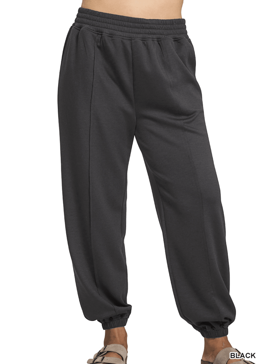 Zenana Plus Size Scuba Joggers with Pockets – 3 Colors (NP) - Nikki & Co. Boutique