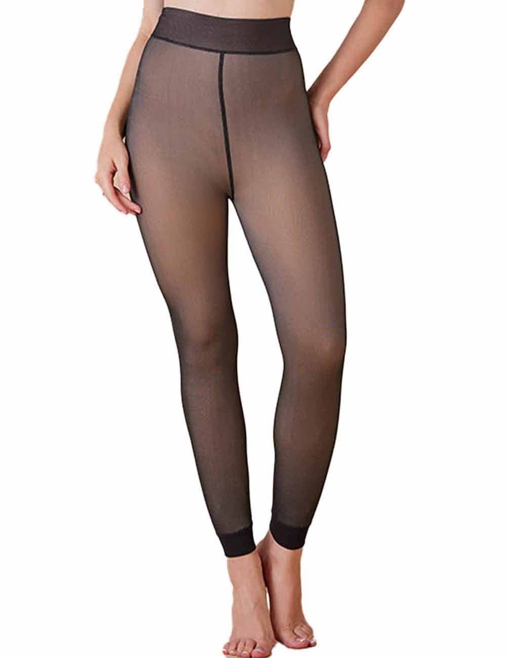 Sweetkarma Fleece-Lined Faux Sheer Tights (NP) - Nikki &amp; Co. Boutique