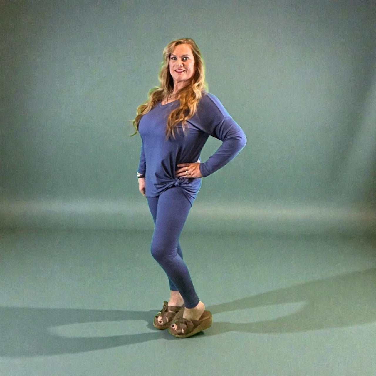 Zenana - (NP) Long Sleeve Microfiber Set, 6 colors! - Nikki and Co Boutique