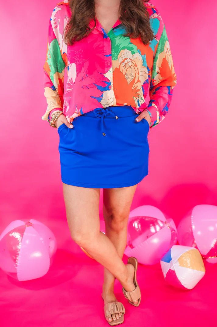 Nik's Picks (NP) - Solid Skort, 4 Colors - Nikki and Co Boutique