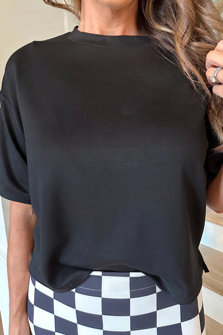 Casual Upgrade Half Sleeve Luxe Tops (NP) -3 Colors! (Copy) | Nikki &amp; Co. Boutique