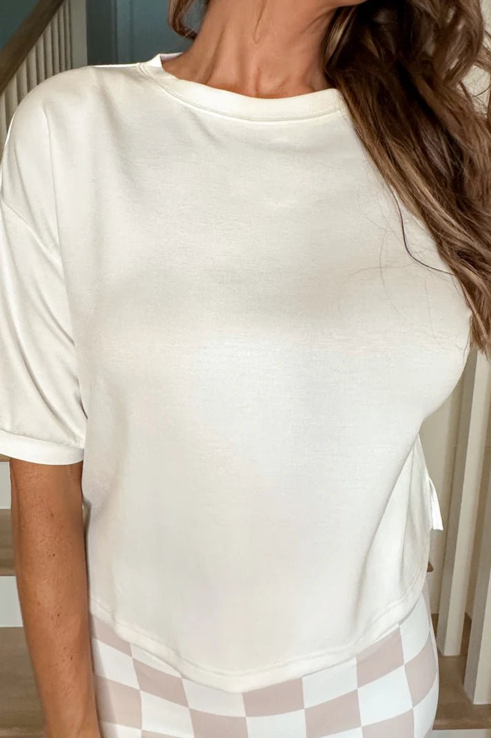 Casual Upgrade Half Sleeve Luxe Tops (NP) -3 Colors! (Copy) | Nikki &amp; Co. Boutique