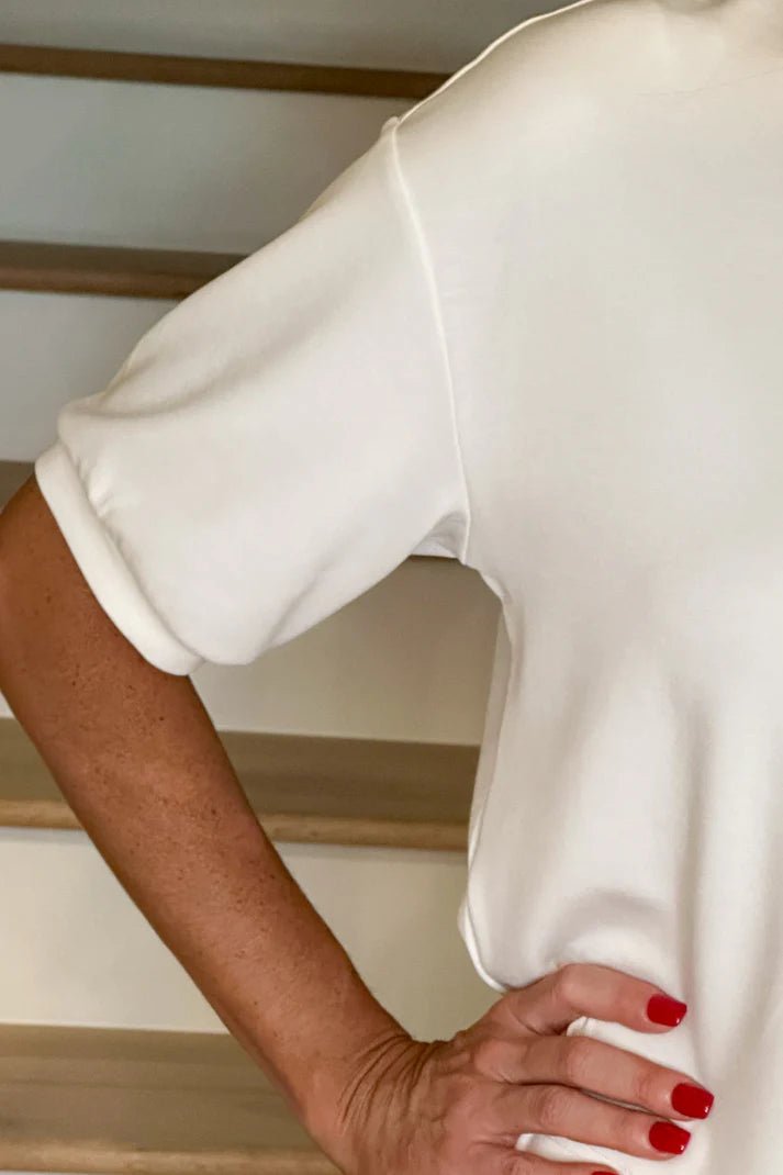 Casual Upgrade Half Sleeve Luxe Tops (NP) -3 Colors! (Copy) | Nikki &amp; Co. Boutique