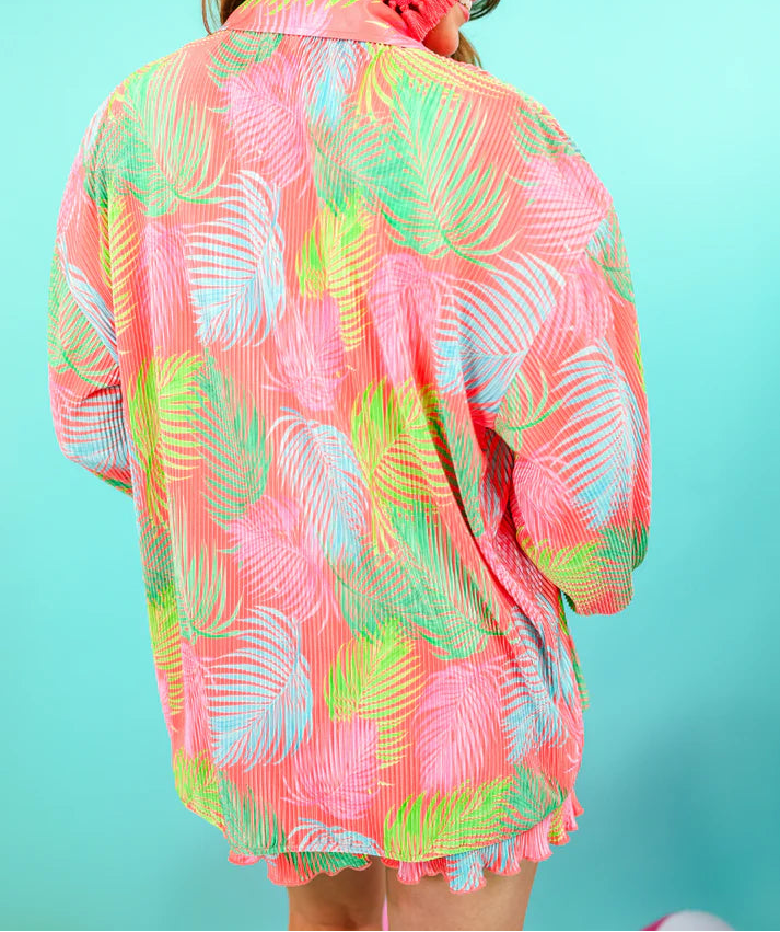 Malibu Sunset Pleated Set (NP)