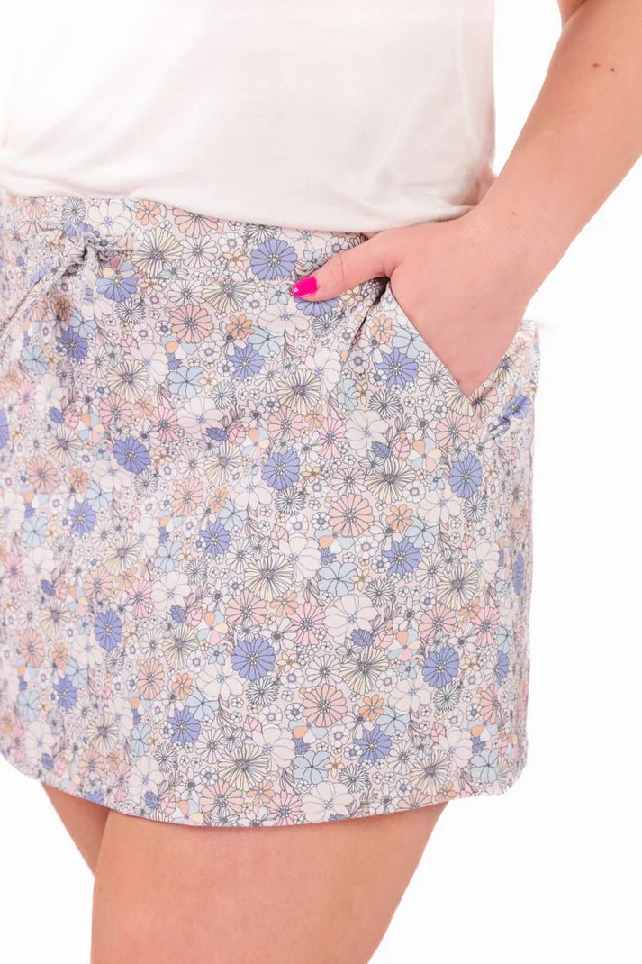 Made in the Shade Floral Skort (NP) | Nikki & Co. Boutique