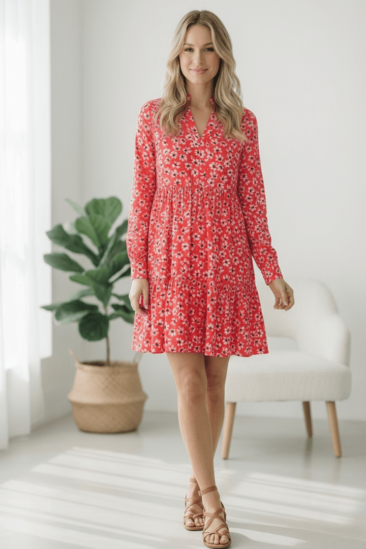 Cherry Blossom Twirl Floral Dress | Nikki &amp; Co. Boutique