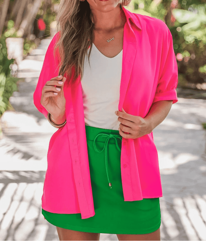 Green Skort (NP) - Nikki &amp; Co. Boutique