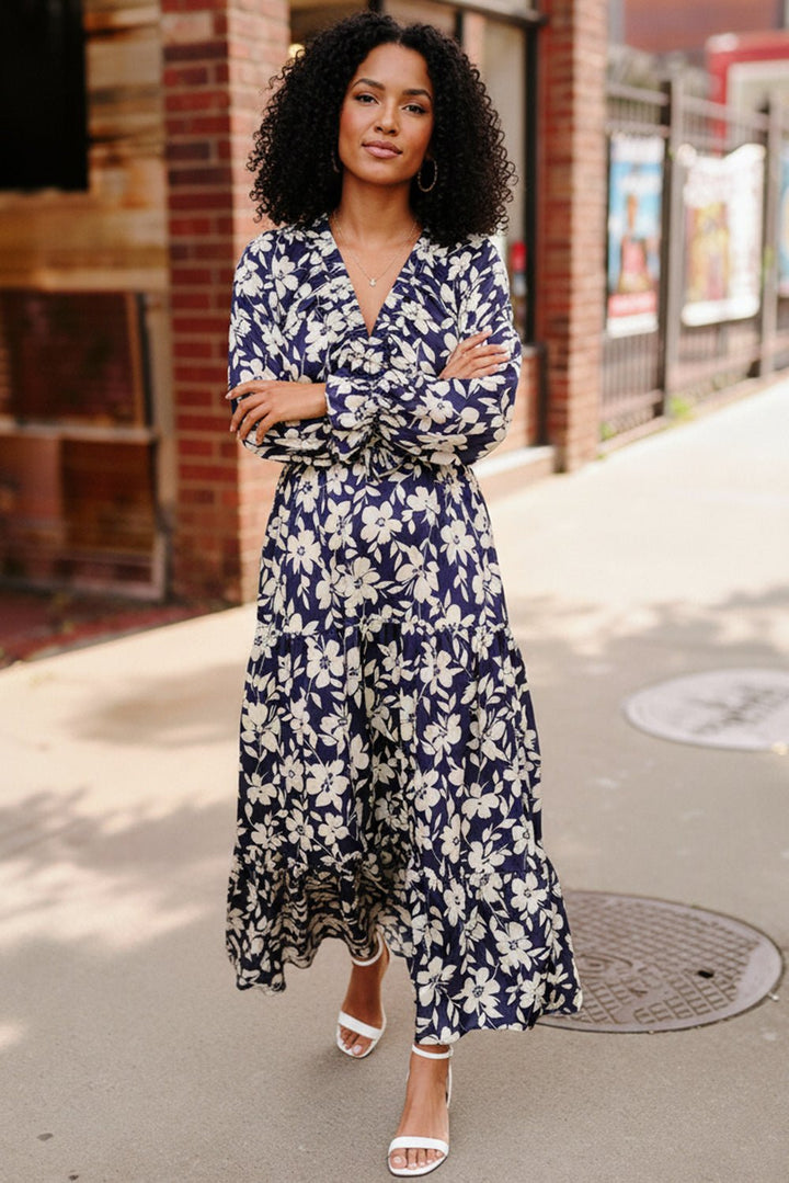 Blue Orchid Romance Maxi | Nikki &amp; Co. Boutique