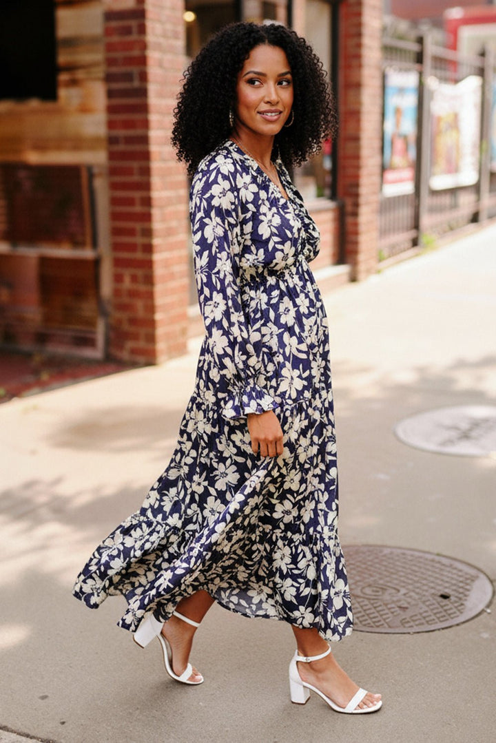 Blue Orchid Romance Maxi | Nikki &amp; Co. Boutique