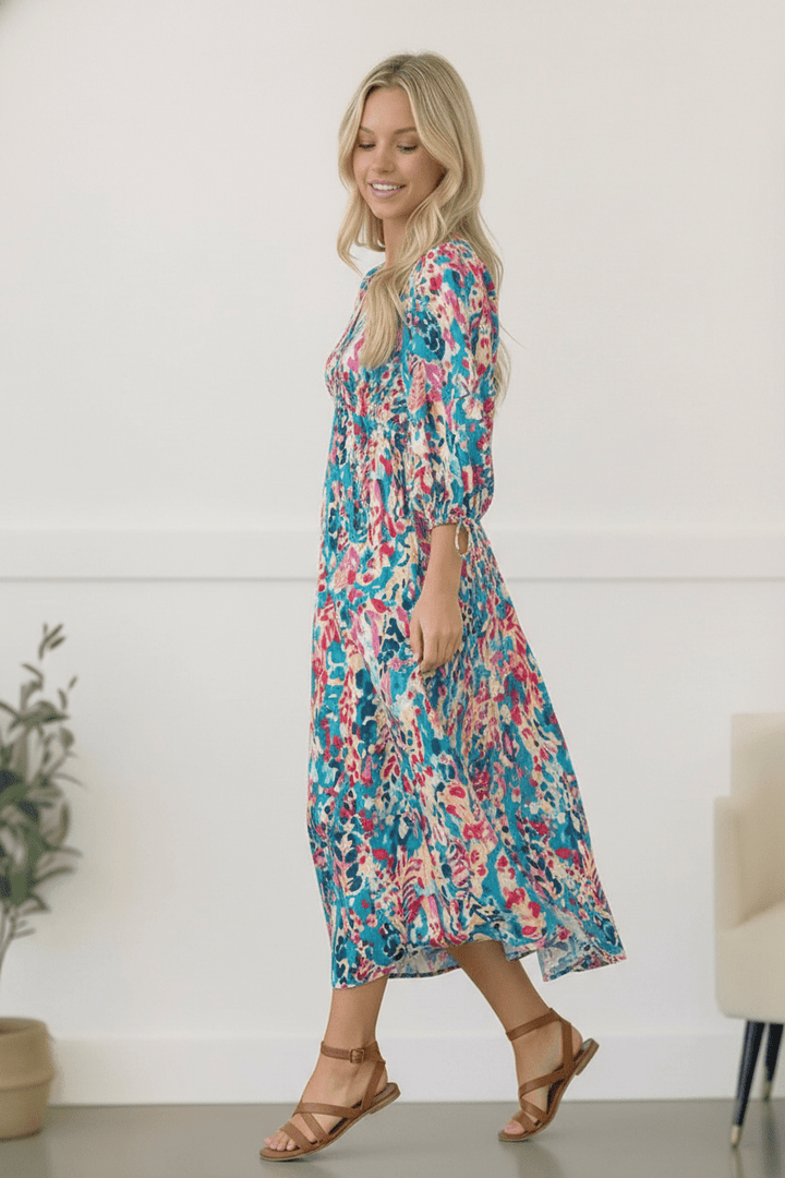 Pop of Paradise Turquoise Dress | Nikki &amp; Co. Boutique