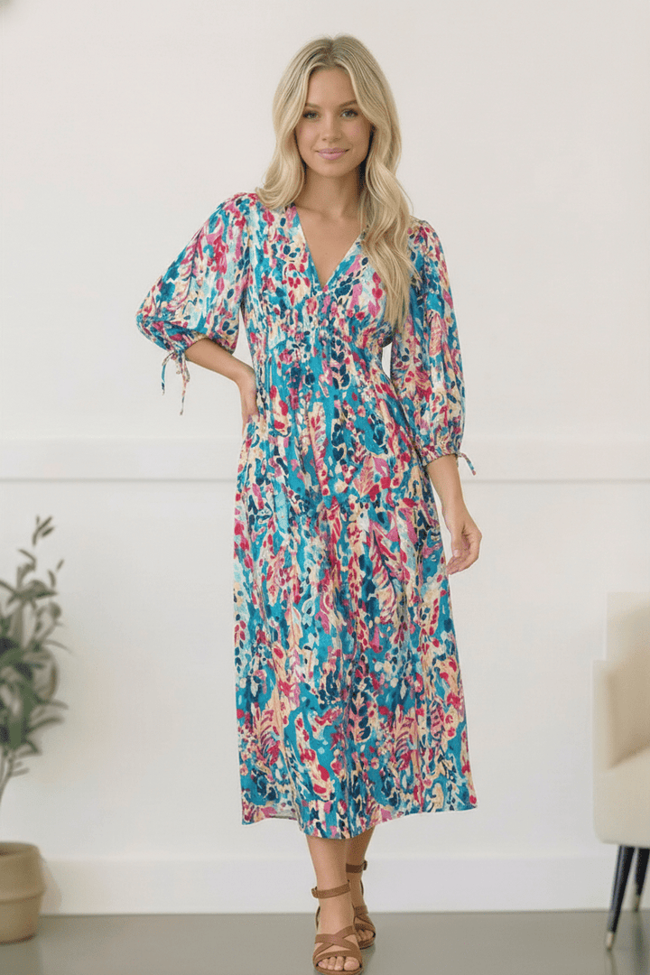 Pop of Paradise Turquoise Dress | Nikki &amp; Co. Boutique
