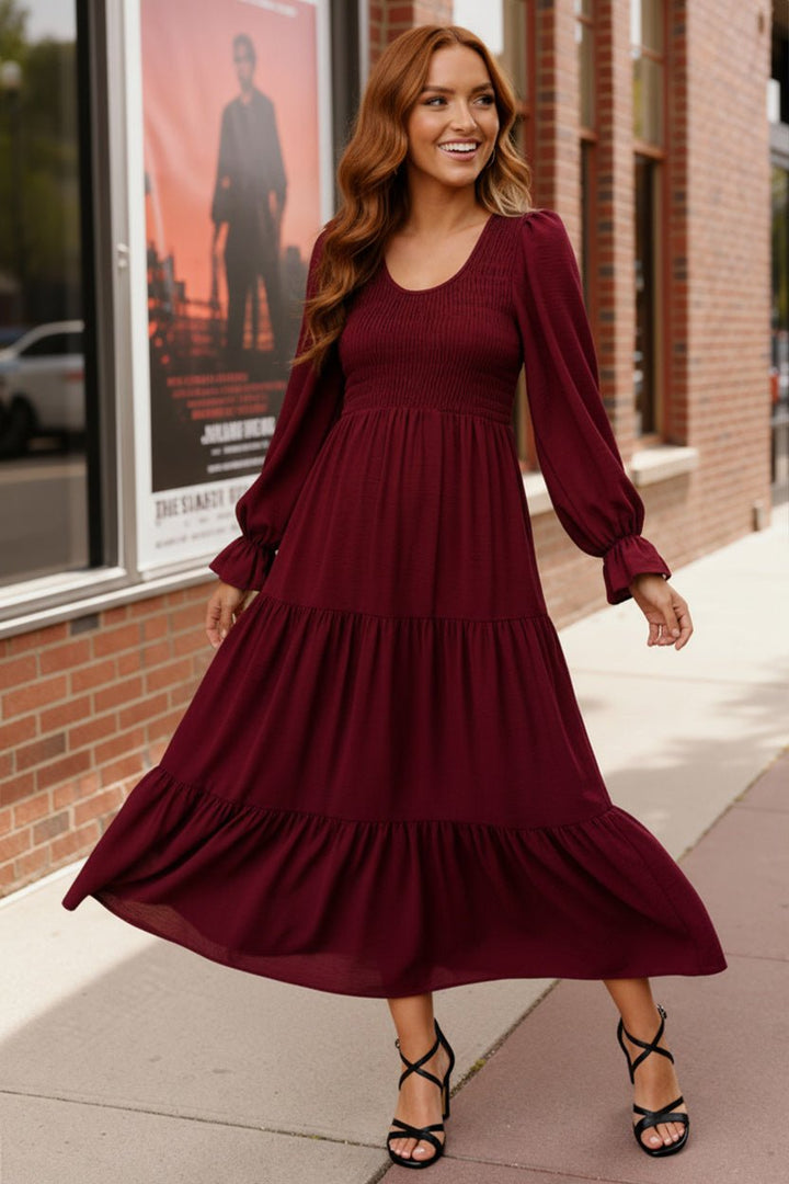 Burgundy Magic Maxi Dress | Nikki &amp; Co. Boutique