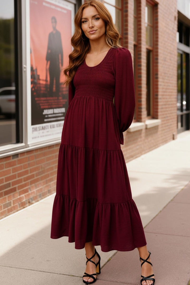 Burgundy Magic Maxi Dress | Nikki &amp; Co. Boutique