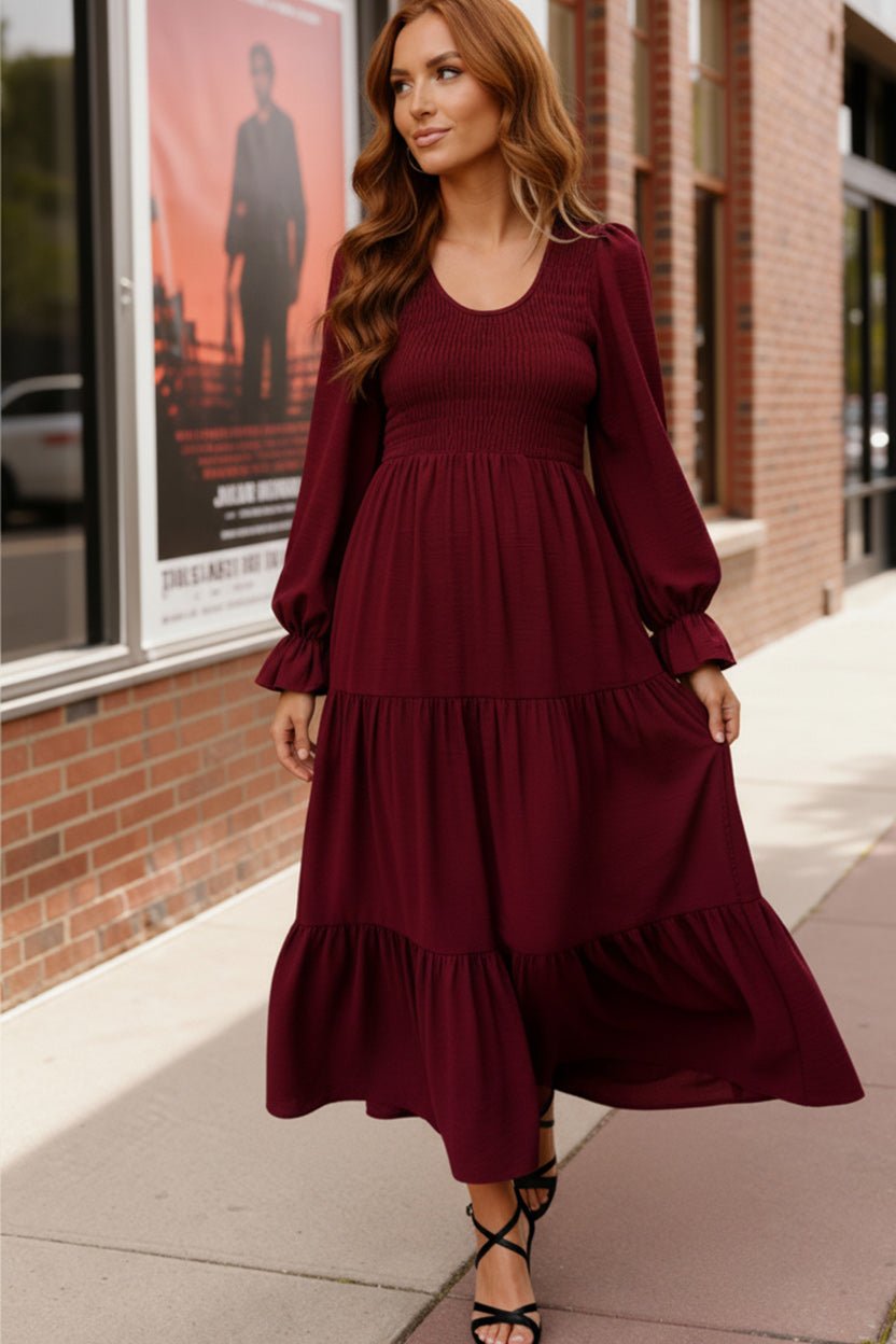 Burgundy Magic Maxi Dress | Nikki &amp; Co. Boutique