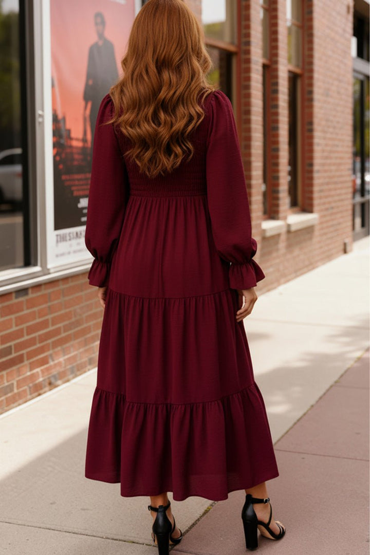 Burgundy Magic Maxi Dress | Nikki &amp; Co. Boutique