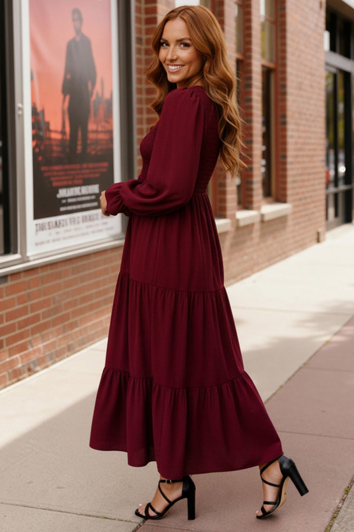 Burgundy Magic Maxi Dress | Nikki &amp; Co. Boutique