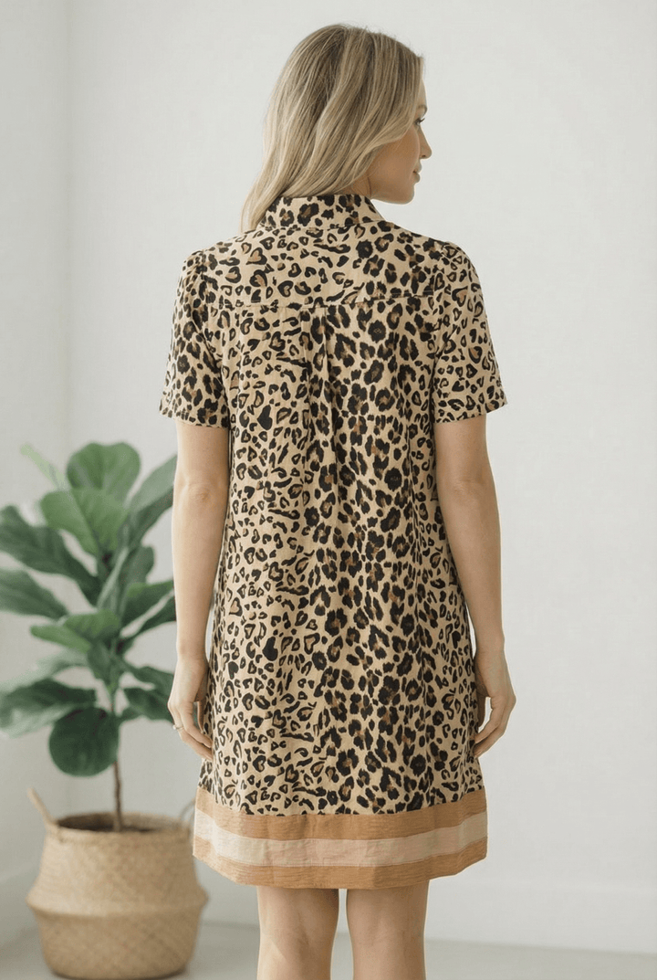 Sweeter Than Honey Banded Leopard Dress | Nikki &amp; Co. Boutique