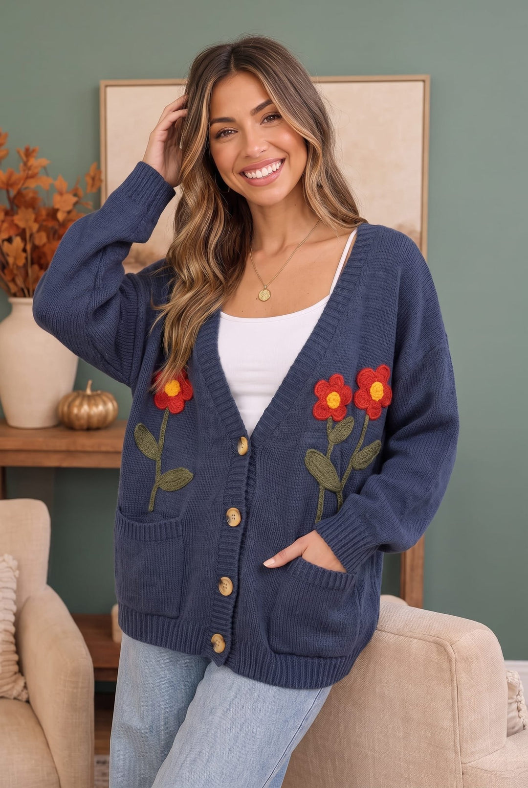 Garden Party Every Day Floral Cardigan - Nikki &amp; Co. Boutique