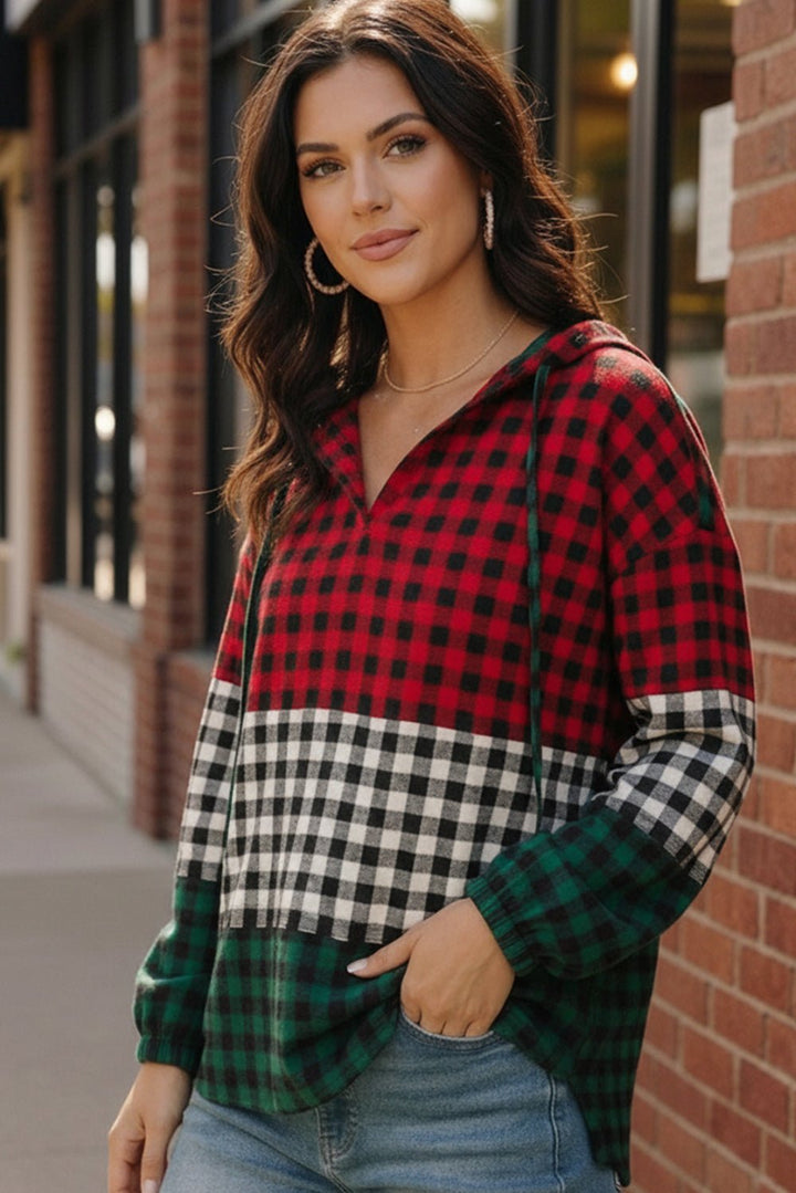 Check Hoodie | Nikki &amp; Co. Boutique