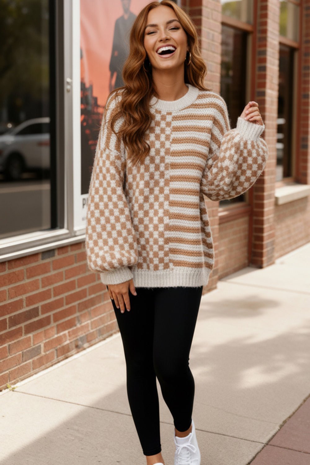 Cozy Crossroads Taupe Sweater | Nikki &amp; Co. Boutique