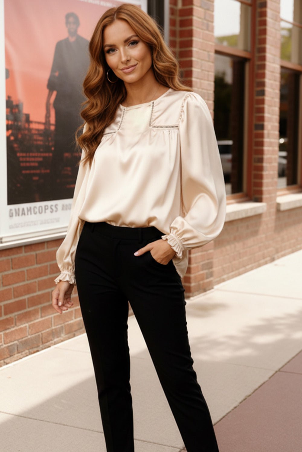 A Satin Daydream Blouse | Nikki &amp; Co. Boutique
