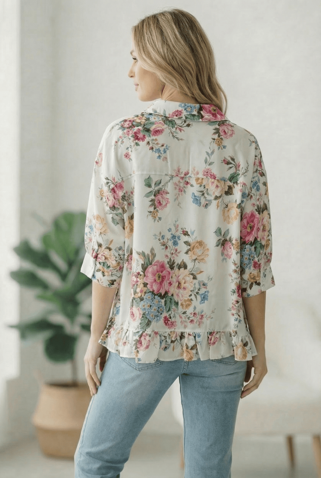Home for the Weekend Floral Peplum Blouse | Nikki &amp; Co. Boutique