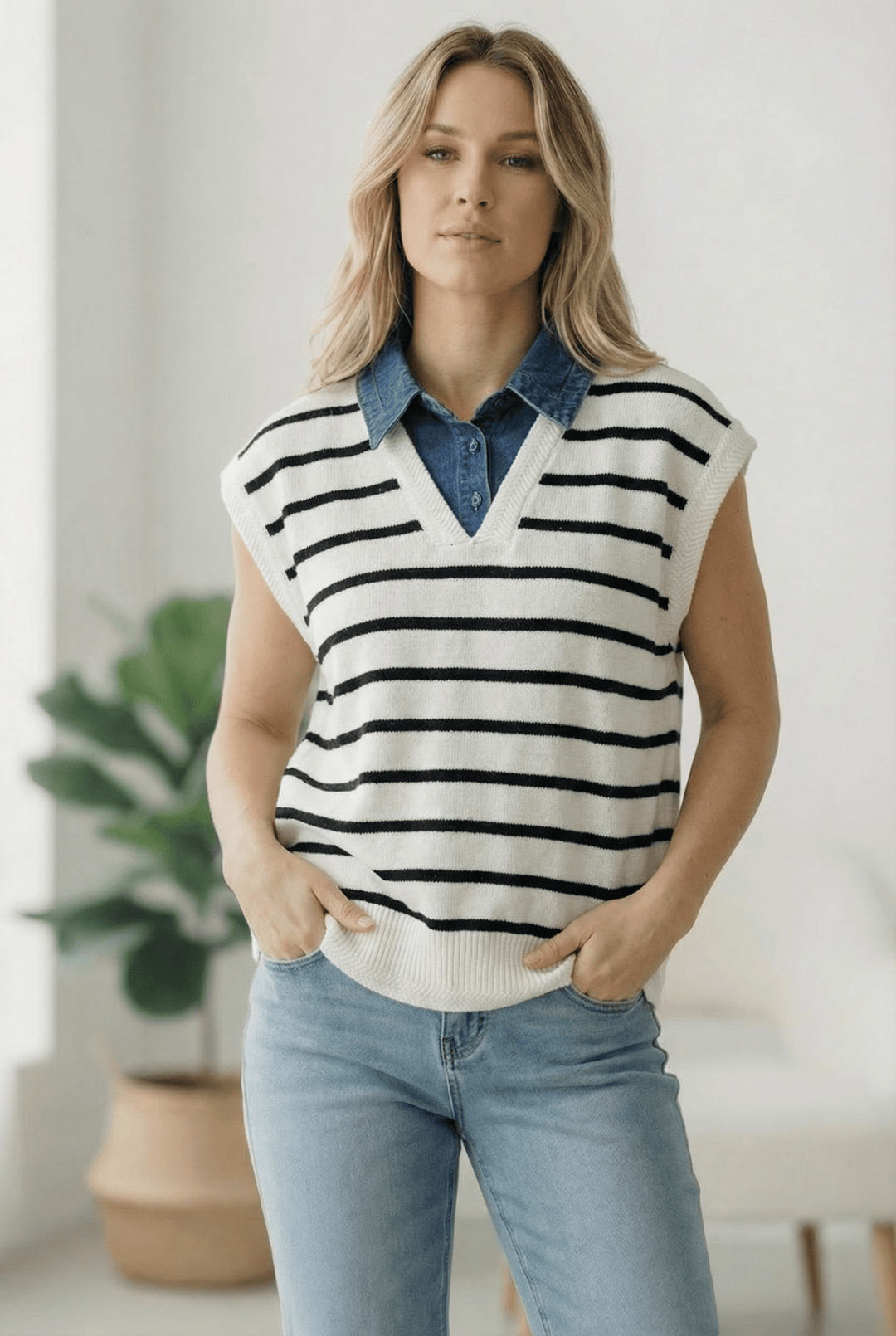 With an Ocean View Sweater Vest | Nikki &amp; Co. Boutique
