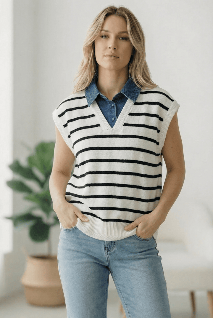 With an Ocean View Sweater Vest | Nikki &amp; Co. Boutique