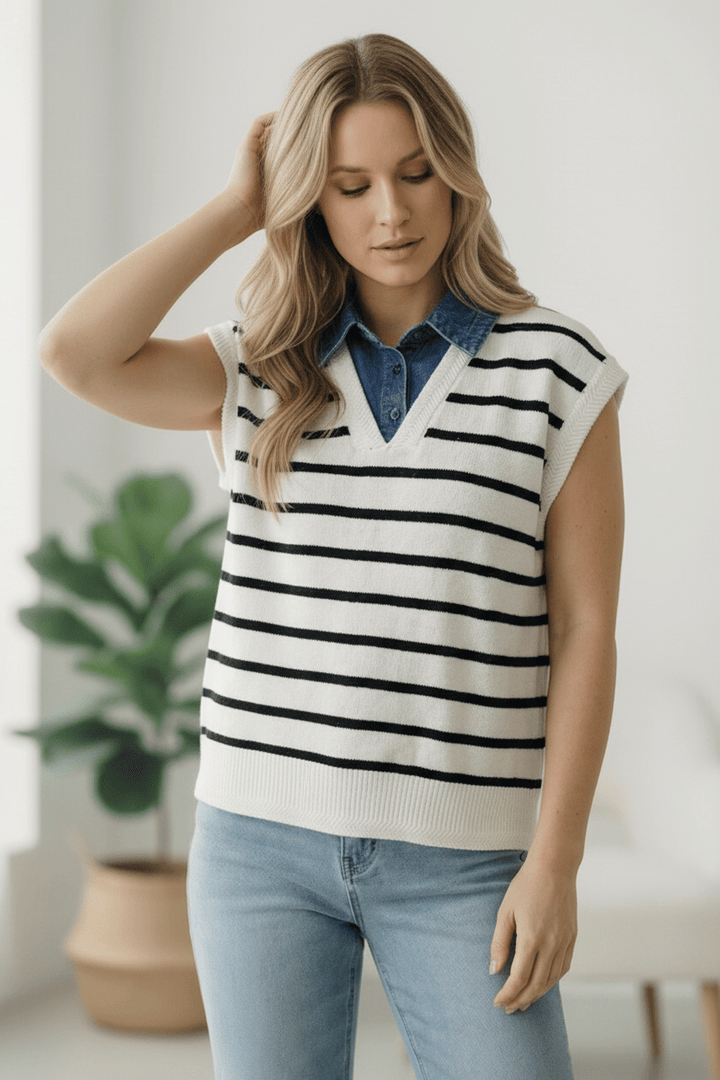 With an Ocean View Sweater Vest | Nikki &amp; Co. Boutique