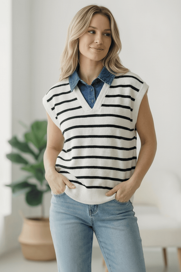 With an Ocean View Sweater Vest | Nikki &amp; Co. Boutique