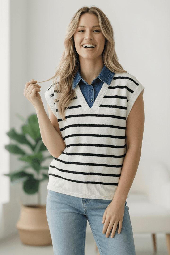 With an Ocean View Sweater Vest | Nikki &amp; Co. Boutique