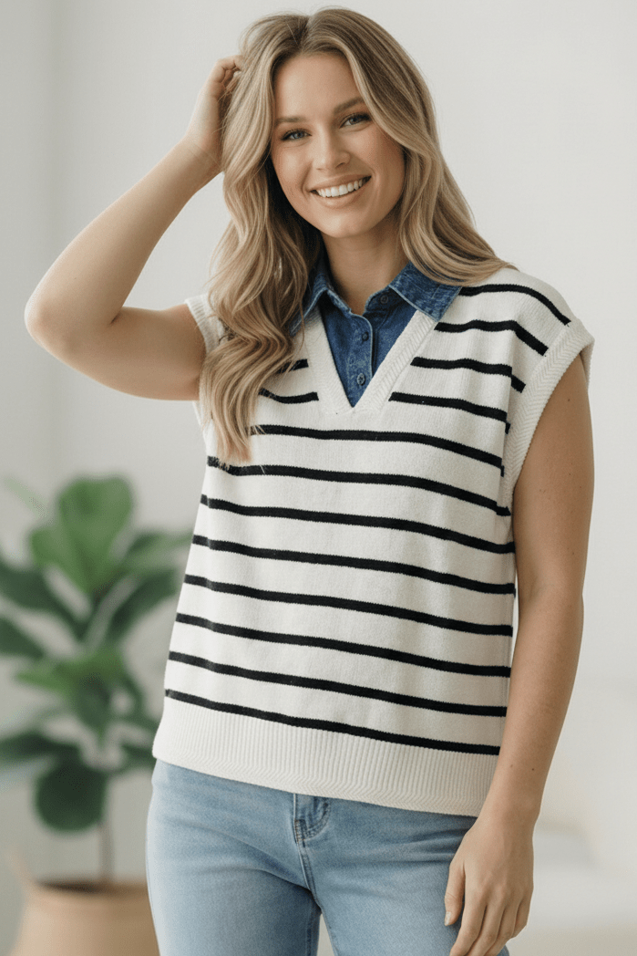 With an Ocean View Sweater Vest | Nikki &amp; Co. Boutique